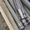 Manguera Metálica Trenzada de Acero Inoxidable 304, Tubería Corrugada para Vapor Resistente a Altas Temperaturas y Alta Presión, Manguera de Conexión Flexible para Agua, Resistente a la Corrosión
