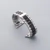 Adecuado para AppleWatch Correa de Apple Watch de Tres Perlas Huawei GT4 Correa Metálica Sólida de Acero Inoxidable