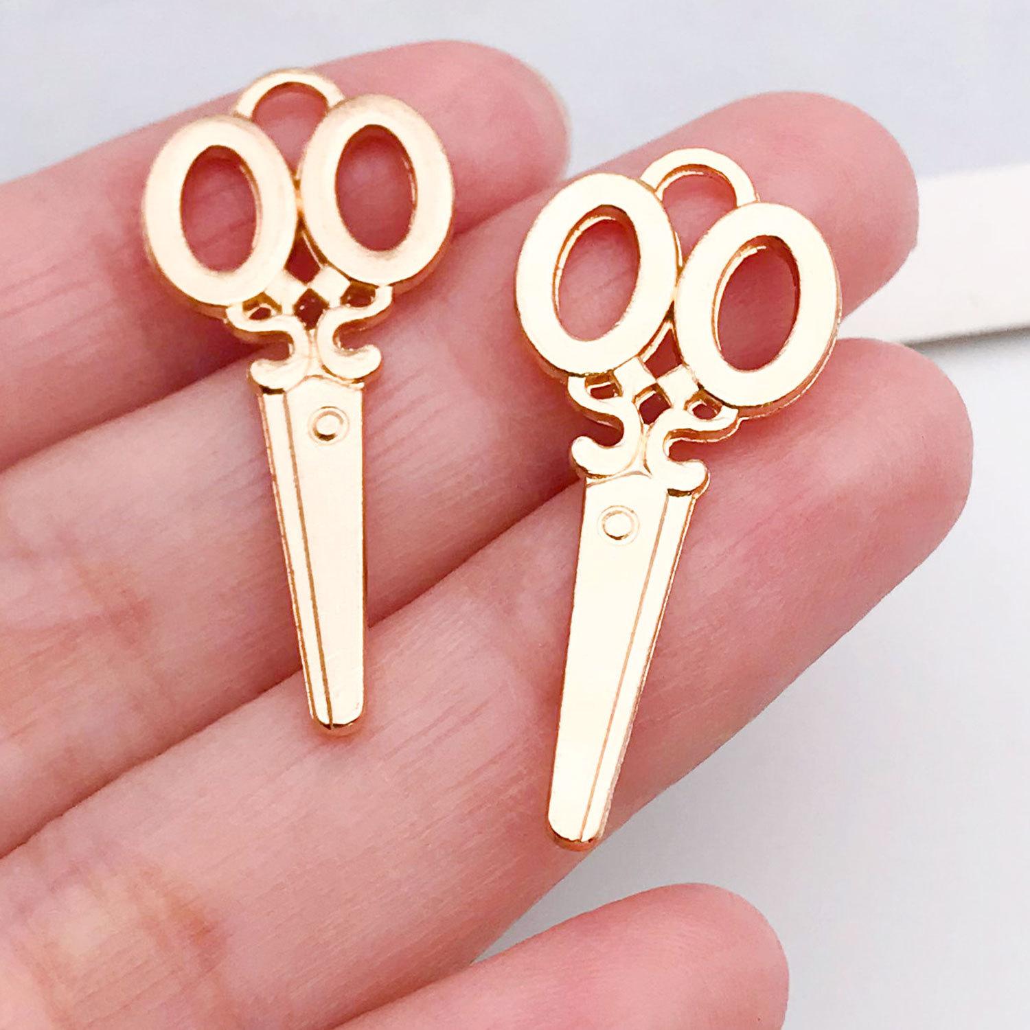 20244-M-kc金锌合金缝纫机工具剪刀15x34mm-1