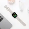Adecuado para correa de silicona para Apple Watch, hebilla de mariposa, correa deportiva para Apple Watch de 1ª a 9ª generación, correa de muñeca para iWatch