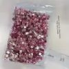 Polvo de Cristal Diamantes para Uñas de Fondo Plano Venta al por Mayor 1440 Rosa Flor de Cerezo Corazón Torcido Cubo de Azúcar Gota de Agua Diamantes para Uñas de Forma Especial
