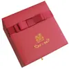 Caixa de Presente para Joias de Três Ouros de Casamento, Caixa de Joias de Ouro para Noivado, Caixa de Dote, Caixa de Armazenamento e Exibição de Ferragens para Casamento