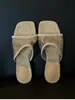 Sandalias tejidas de estilo retro francés con calados y adornos de pedrería, hechas de piel de cordero de plena flor, con diseño peep-toe, a la moda y casuales, perfectas para el verano y versátiles para cualquier atuendo