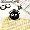 Clips acrílicos de doble cara con forma de bola de carbón, creativos y temáticos de dibujos animados, clips de PP, diseño de gato negro, clips para fotos de alta definición, clips selladores para snacks, venta al por mayor