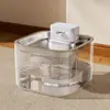 Dispensador de agua inteligente para mascotas transfronterizo, alimentación automática de agua, material de acero inoxidable, antibacteriano y a prueba de óxido, venta al por mayor para perros y gatos