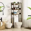 Estante de Almacenamiento para Baño Transfronterizo de Pie de Hierro Forjado Armario sobre Inodoro Inodoro Inodoro Inodoro Estante para Inodoro Estante de Almacenamiento para Inodoro