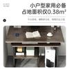 Mesa Simple Casa de Alquiler Departamento Pequeño Escritorio Librero Mesa Integrada Mesa para Computadora de Escritorio para Hogar Mesa de Escritura para Estudiante
