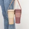 Para juego de vaso de hielo de gran capacidad de 830 ml, juego de vaso para bebida de té con leche de acero inoxidable, juego de vaso termo portátil