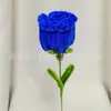 Ventas Directas de Fábrica Mayorista Palo Retorcido Rosa Terminada Flor Inmortal Creativa DIY Flor Artificial Individual Rosa Roja