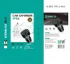 Cargador de Coche Cargador USB Luz Ambiental Doble Encendedor de Cigarrillos A+C Tipo Universal Carga Súper Rápida Fábrica