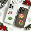 50 Adesivos Cartoon de Natal Culturais e Criativos, Ferramentas de Transporte, Papelaria para Caderno, Decoração de Manual DIY, PVC Atacado Transfronteiriço
