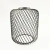 Carcasa de lámpara de viento industrial con patrón de espiral de alambre de hierro, iluminación esférica, ovalada, cilíndrica, con botón simple, fabricada directamente de fábrica