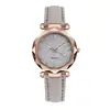 Aliexpress Novo Relógio Céu Estrelado Relógio Feminino Pulseira de Couro Fosco Relógio de Quartzo Fabricante em Estoque Atacado