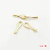 Cierre Conector de Perla con Forma de Anzuelo Dorado Simple de Larga Duración Colorida Accesorios para Joyería DIY Materiales para Pulsera Collar Hecho a Mano