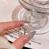 Anillo de Mariposa con Esmalte Goteante de Temperamento Suave y Súper de Hada para Mujer Exquisito Anillo para Dedo Índice con Microincrustaciones de Diamante Circonita Anillo Abierto Venta al por Mayor