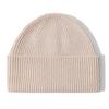 Gorro de Punto 100% Lana para Mujer, Gorro Cálido de Invierno a Prueba de Viento, Elegante Gorro de Lana Redondo sin Visera para Viajeros