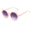 Nuevas Gafas de Sol Infantiles Redondas con Orejas de Gato 2022 Protección Solar de Verano Gafas de Sombra Moda para Bebé Tendencia