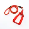 Estoque Pronto do Fabricante Guia de Corda Redonda Ajustável com Textura Fina para Cachorro Corda de Tração para Animal de Estimação Coleira para Cães de Porte Pequeno e Médio Venda por Atacado