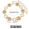 Cadena de Cintura Redonda Geométrica Retro Bohemia Transfronteriza Accesorio Cadena para Vestido Adorno de Cinturón para Mujer Venta al por Mayor