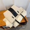 Bolso de Terciopelo de Ciervo Color Maillard Cruzado Bolso de Mano para Mujer Gran Capacidad Moda Nueva Versátil Bolso de Hombro Bolso Tote Retro