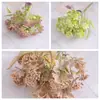 Ramo de Flores Estrella Humo Azul Flores Artificiales Fabricante Flores Falsas Plantas Verdes Venta al por Mayor Decoración de Bodas Manualidades Estilo Ins