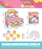 Disco de Pintura de Yeso para Niños Simulación DIY con Diseño de Triceratops, Juguete Creativo de Graffiti para Niños y Niñas