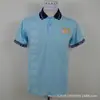 2019 Nuevo poliéster algodón camiseta de hombre al por mayor polo de manga corta camiseta publicitaria al por mayor color de contraste en el borde del cuello Nuevo