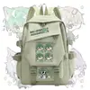 Mochila de mercancía del Dios Maligno Moran, mochila estilo anime 2D del equipo del hospital Wang Qing Han Yu para estudiantes hombres y mujeres, moderna