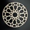Nova mesa de madeira em branco esculpida em oco mesa de casa Porta-copos de chá café Porta-copos DIY ornamentos decorativos multi-forma