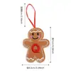 Colgante Decorativo de Hombre de Jengibre Nuevo Navideño Transfronterizo con 26 Letras Colgante para Árbol de Navidad Accesorios para Decoración de Escena Festiva