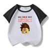 ROBLOX Conjunto de Verano para Niños 2023 Nuevo Algodón Camiseta de Manga Corta para Niños Shorts Casual Delgados Conjunto de Dos Piezas