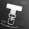Soporte para Teléfono Móvil con Clip Metálico Giratorio de 360 Grados, Conexión Fija Giratoria de Acero Inoxidable, Duradero y Resistente, Correa para Teléfono Móvil