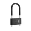 Cerradura para Puerta de Vidrio Cerradura en U Cerradura de Empotrar para Puerta de Tienda Cerradura Antirrobo para Puerta Doble Cerradura Extendida en U para Hogar Cerradura para Motocicleta Abierta