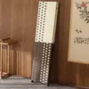 Tela de palha, rattan, madeira maciça, biombo dobrável, divisória, hall de entrada, provador, totalmente fechado, escritório moderno, tela dobrável móvel