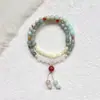 "Pulseras Populares Apilables" Nuevas Pulseras Multicapa Estilo Chinoiserie Más Vendidas para Mujeres con Diseño de Nicho Estilo Nuevo 2025
