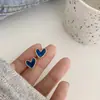 Pendientes de Perla Estilo Coreano Francés Elegante con Cierre de Plata 925 Pendientes de Gama Alta Corazón Flor Pendientes Versátiles para Mujer Venta al por Mayor
