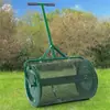 Espalhador de Rede com Rolo, Espalhador de Fertilizante Tipo Divisória, Espalhador de Metal com Cabo em T, Cuidados com Gramado e Jardim