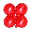 18 polegadas quatro rodas bola de alumínio filme balão festa de aniversário feriado atividades shopping decoração suprimentos fabricantes atacado