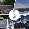 Fabricante de origem bloco fotovoltaico de média tensão de cartão médio acessórios para suporte fotovoltaico serve para módulo solar de 45mm de espessura