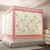Cortina Opaca Nueva Estampada 2025 Mosquitero Tipo Cama de Tres Puertas Exclusivo para el Sudeste Asiático para Repeler y Prevenir Mosquitos