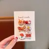 Pinzas para el Cabello de Niña, Pinzas de Peluche de Dibujos Animados para Flequillo, Lindos Accesorios para el Cabello de Niña, Pinzas para el Cabello con Lazo, Coreanas de Alta Gama y Exquisitas