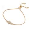 Australia Europa antigua y Estados Unidos chapado en cobre caliente oro de 18 quilates circonita cruz joyería pulsera nicho femenino exquisita joyería vintage nuevo