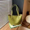 Bolso Tejido de Gran Capacidad para Mujer 2026 Moda Trendy Bolso Cesta para Viajes Diarios Bolso Cruzado de Nicho Bolso Madre e Hija
