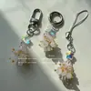 Colgante para Teléfono, Llavero, Colgante para Bolso de Árbol de Navidad de Cristal con Cuentas Hecho a Mano, Ambiente Festivo de Moda, Regalo