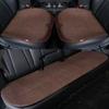 Cojín de lino para asiento de coche sin respaldo de tres piezas cojín transpirable cojín individual cuatro estaciones universal pequeño de tres piezas cojín para asiento de coche