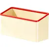 Caja de almacenamiento magnética para cocina del hogar, montada en la pared en el lateral del refrigerador, para guardar artículos pequeños, especias y film transparente