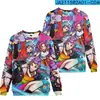 Sudadera de Cuello Redondo con Estampado Temático de Película 3D para Grupo de Chicas, para Adultos y Niños