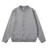 Jaqueta Tricô Patchwork Xadrez Design Masculino Outono 2025 Novo Cardigan Tricô Casual Solto Tendência
