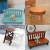 Adornos Artesanales Retro Personalizados, Decoraciones de Escritorio para el Hogar, Accesorios de Fotografía de Madera Multiespecificación, Adornos de Madera