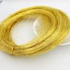Alambre de Cobre Relleno de Oro Real 18K Color Duradero Para Dar Forma a Joyería Alambre Suave DIY Hecho a Mano Alambre Semiduro Joyería